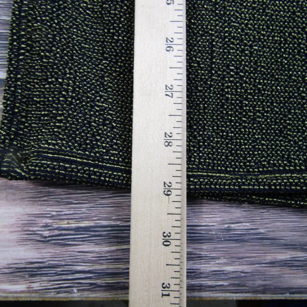 Good American NEW Small/Medium Sz 1/2  Black Metallic Fits Sculpt Dress Bodycon - Picture 9 of 11